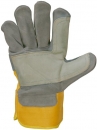Rindspaltleder-Handschuh mit Volllederverst�rkung